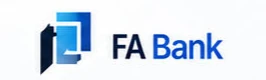 Logomarca FA Bank conforme o portfólio